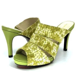 Scarletto's Geovanni Mid Heel Mule