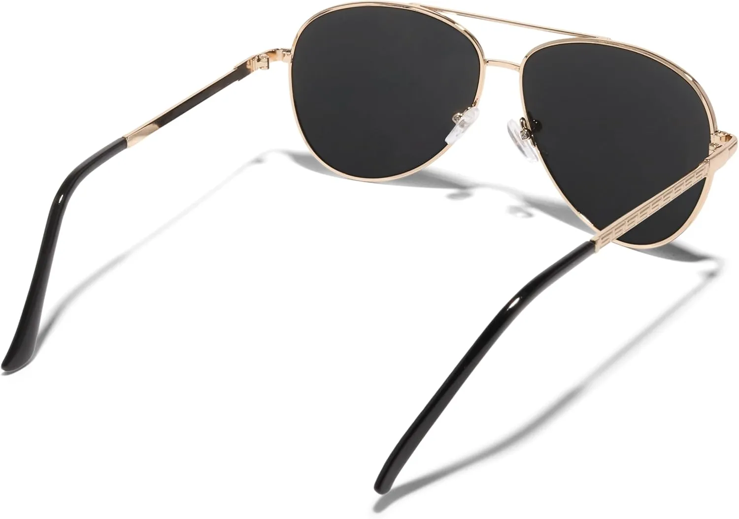 ShadyVEU Oversized Super Dark Fashion Designer Aviator Metal UV400 Mens Womens Sunglasses