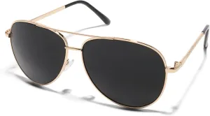 ShadyVEU Oversized Super Dark Fashion Designer Aviator Metal UV400 Mens Womens Sunglasses
