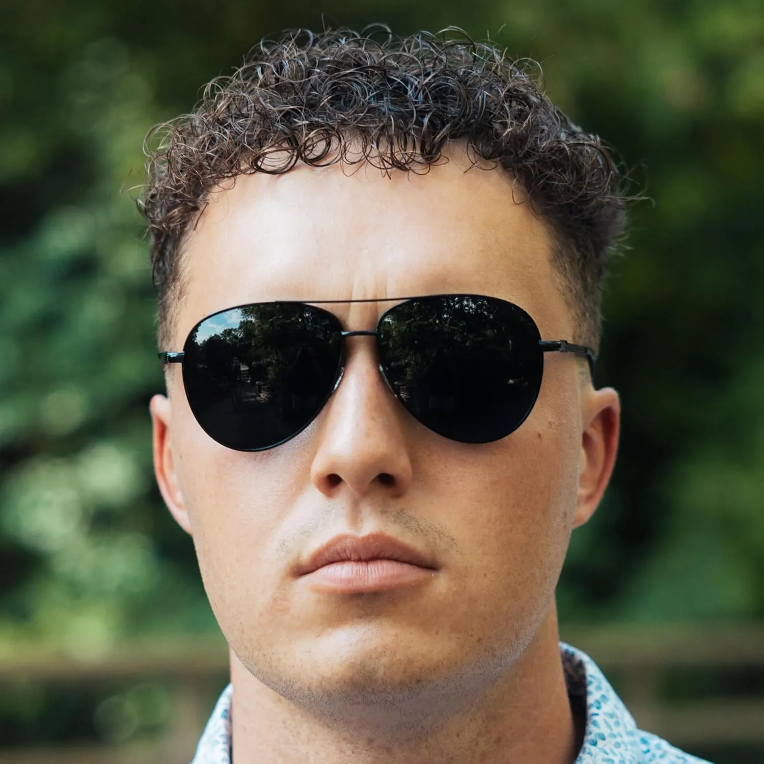 ShadyVEU Oversized Super Dark Fashion Designer Aviator Metal UV400 Mens Womens Sunglasses