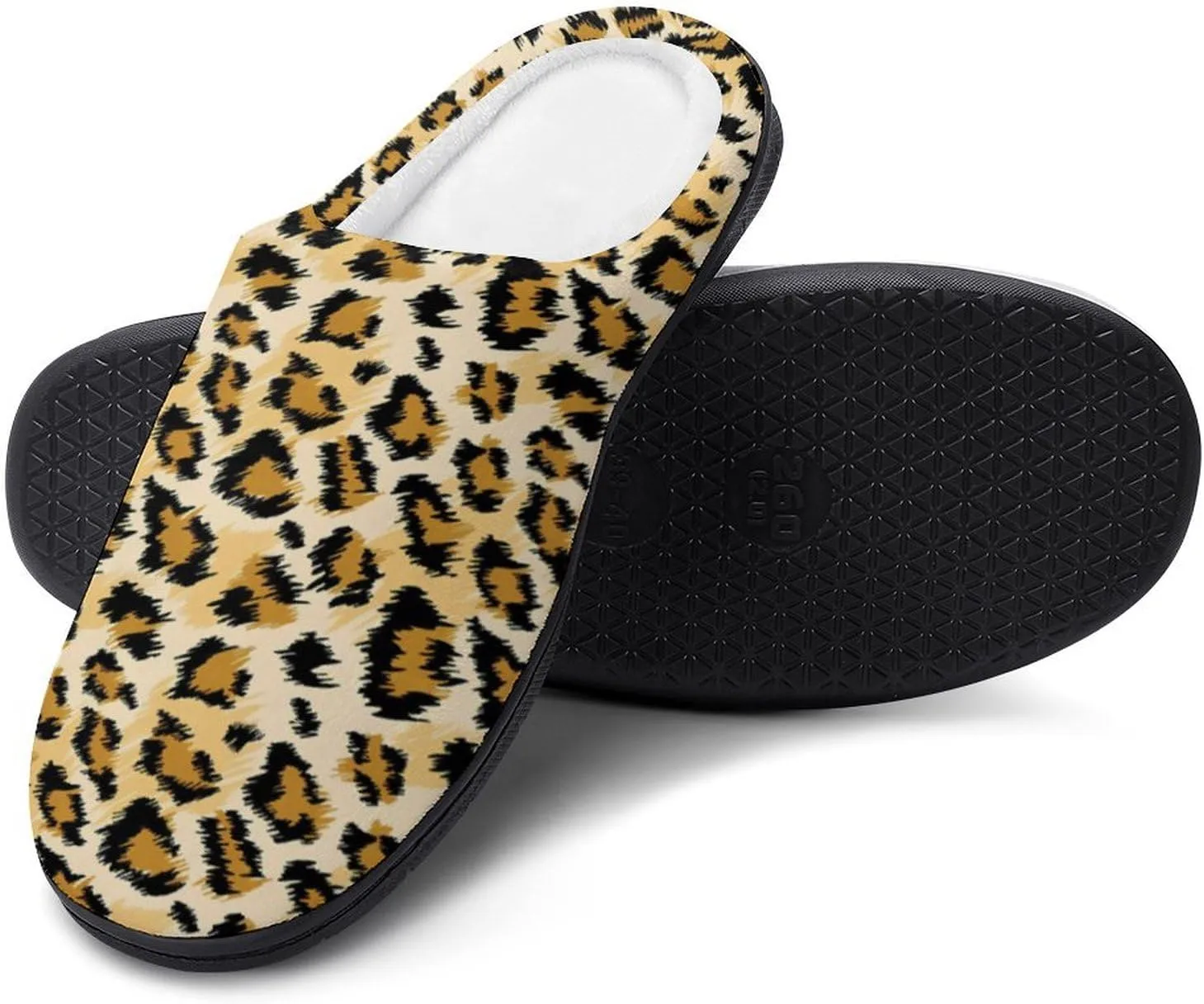 Sloth Happy Halloween Slippers For Women Memory Foam Cotton House Clog Slippers Comfy Slip-On Shoes Indoor Outdoor