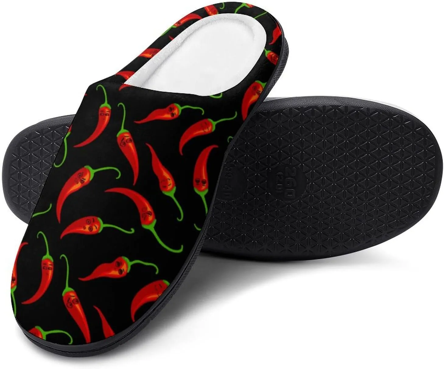 Sloth Happy Halloween Slippers For Women Men Memory Foam Cotton House Clog Slippers Comfy Slip-On Shoes Indoor Outdoor