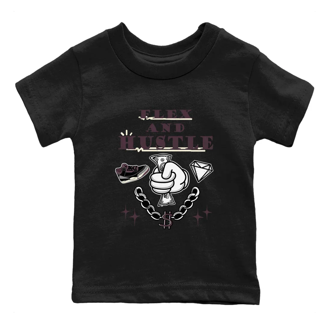 SNRT Tees Sneaker Hustle Air Reliable delivery Maniere And x Ma Jordan Kids Flex 3 A Black - Customer satisfaction