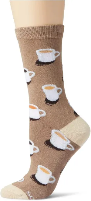 Socksmith Cup Of Joe Brown 9-11 (Women's Shoe Sizes 5-10.5)