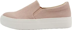 Soda Hike ~ Slip On Double Layer Foam Padded Cushion Sock Fashion Sneakers (Mauve Cobra, Numeric_8_Point_5) …
