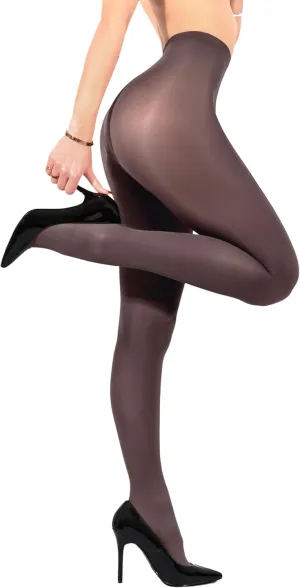 sofsy 10-Year Hosiery Craftsmanship - Italian-Made 40 Den Opaque Tights for Women | Soft High-Waist Pantyhose Solid Color