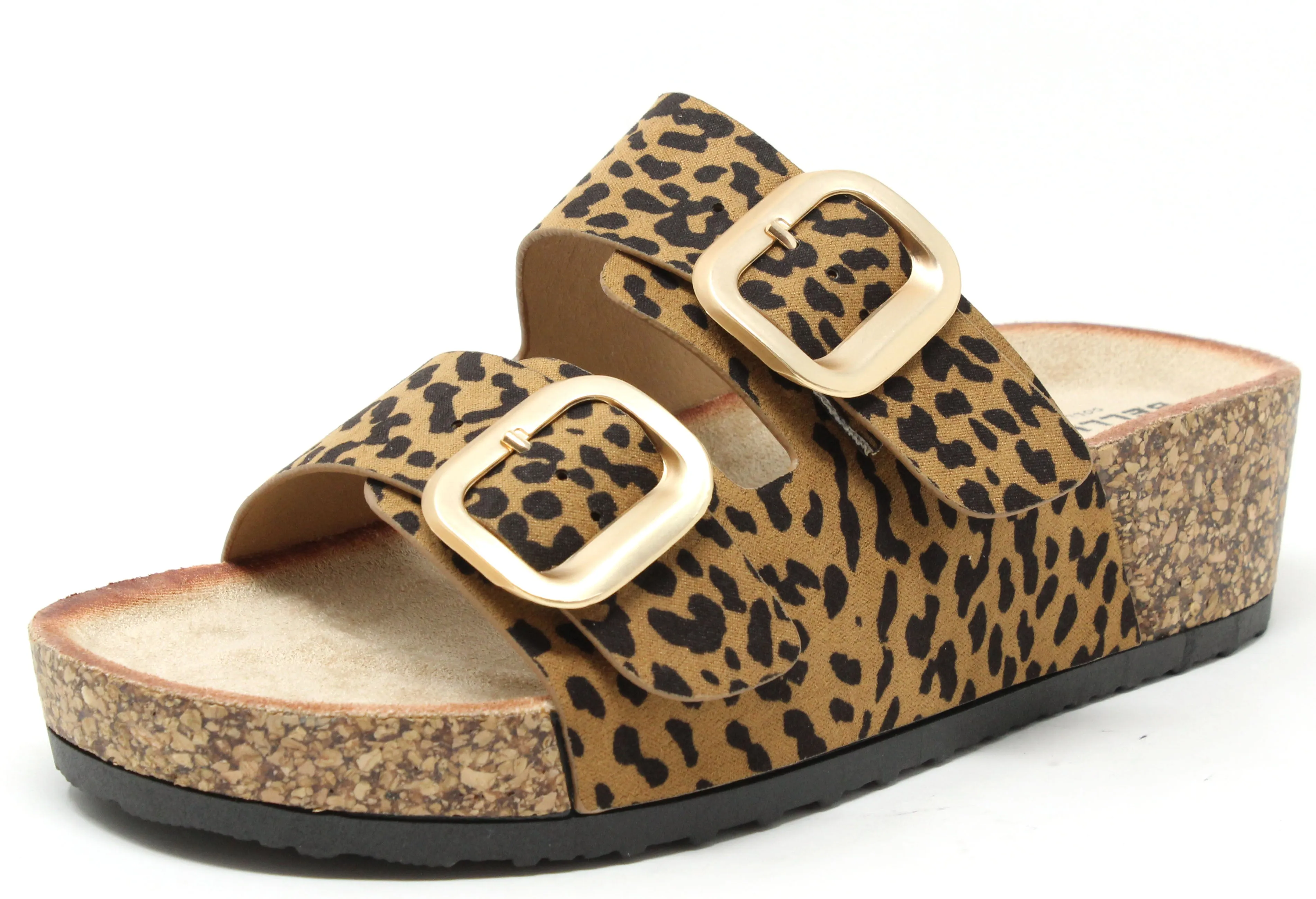 Soft Gold Buckle Sandal