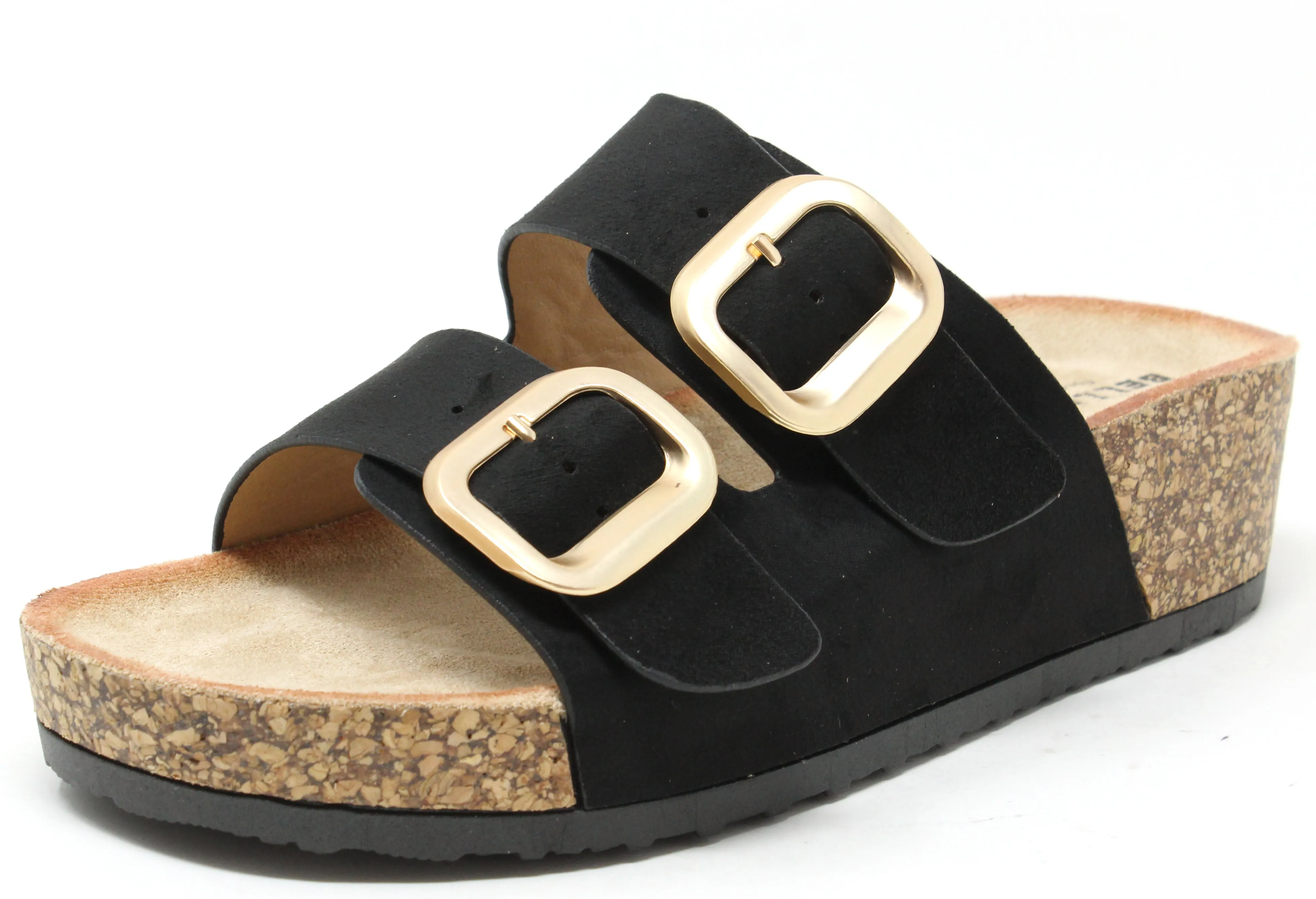 Soft Gold Buckle Sandal