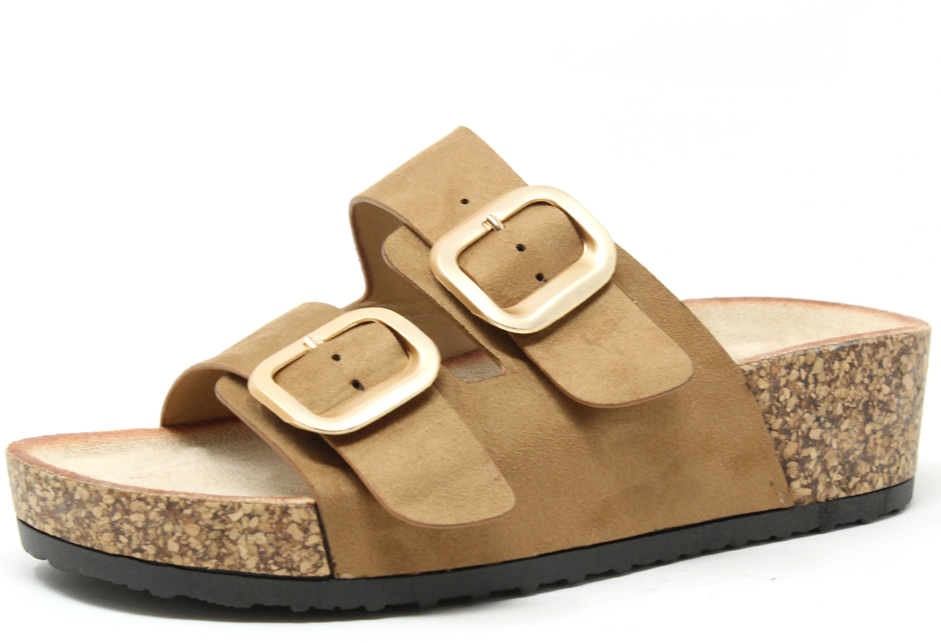 Soft Gold Buckle Sandal