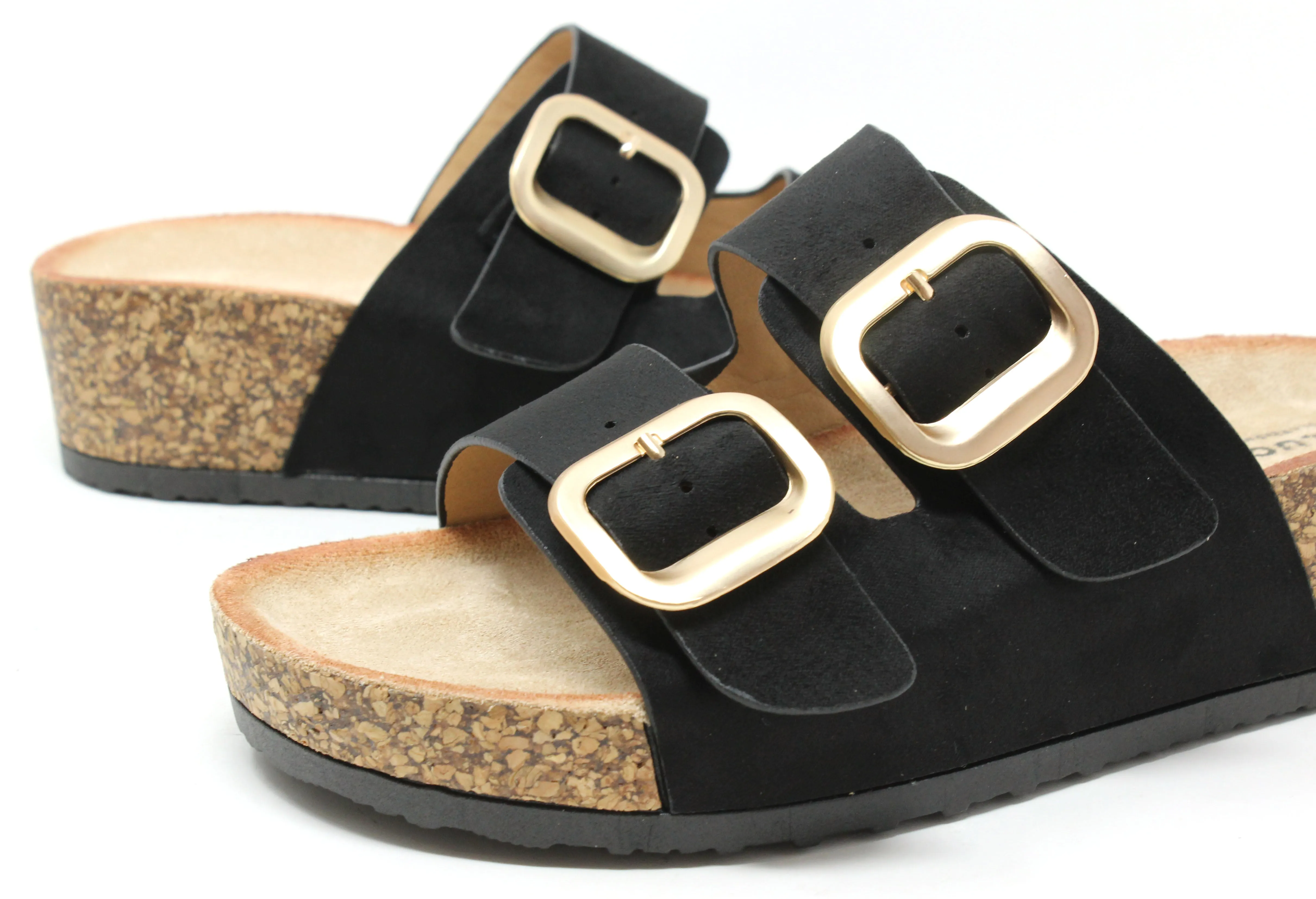 Soft Gold Buckle Sandal