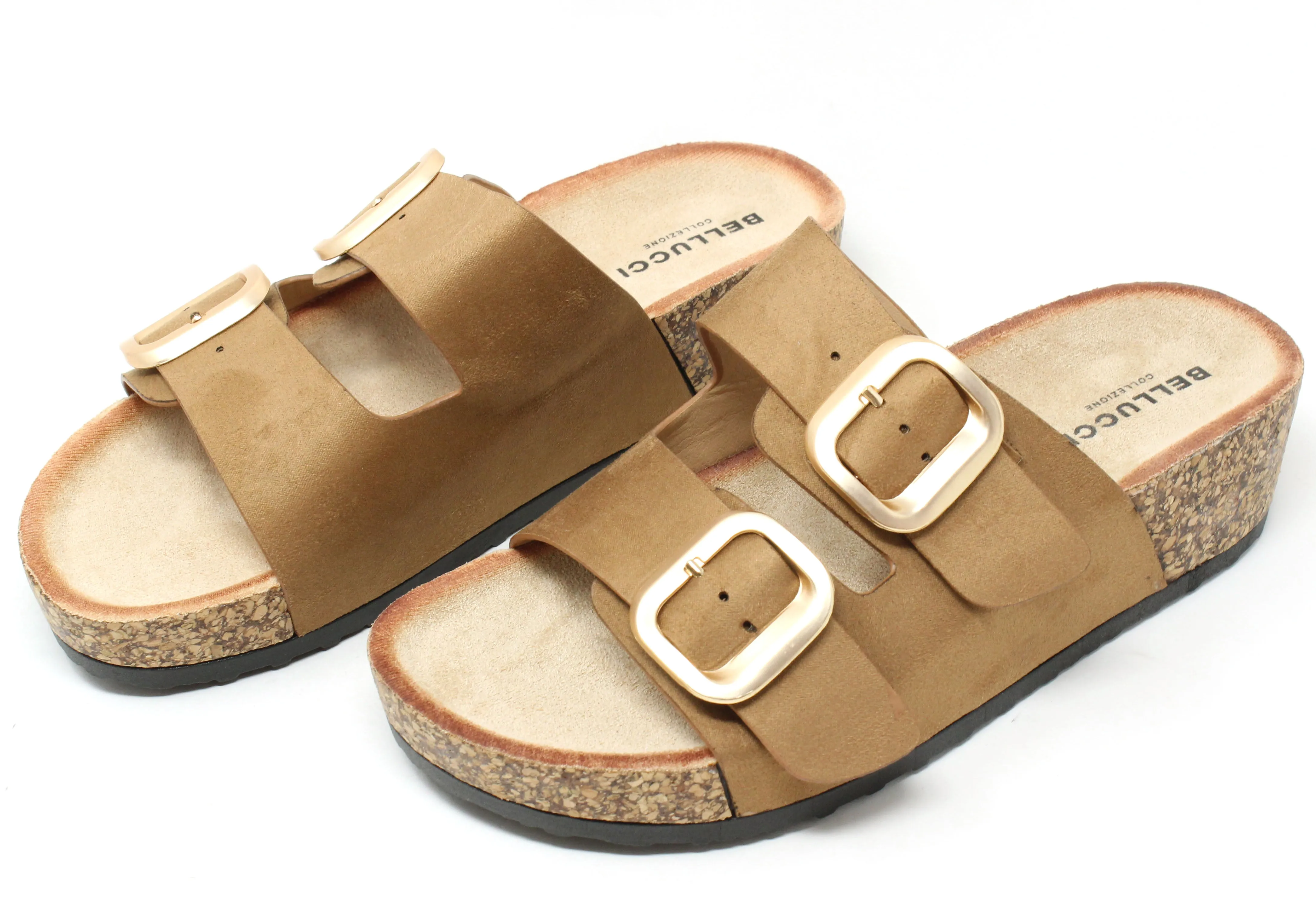 Soft Gold Buckle Sandal