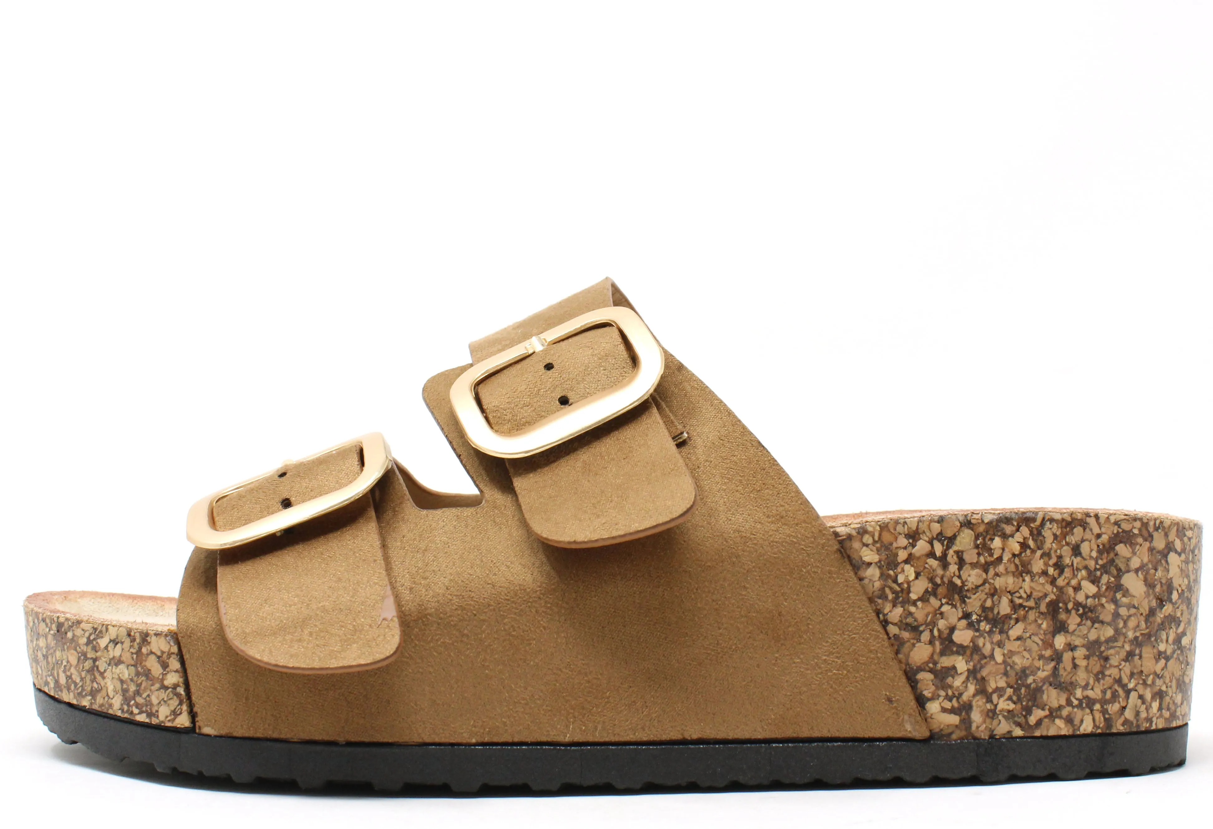 Soft Gold Buckle Sandal