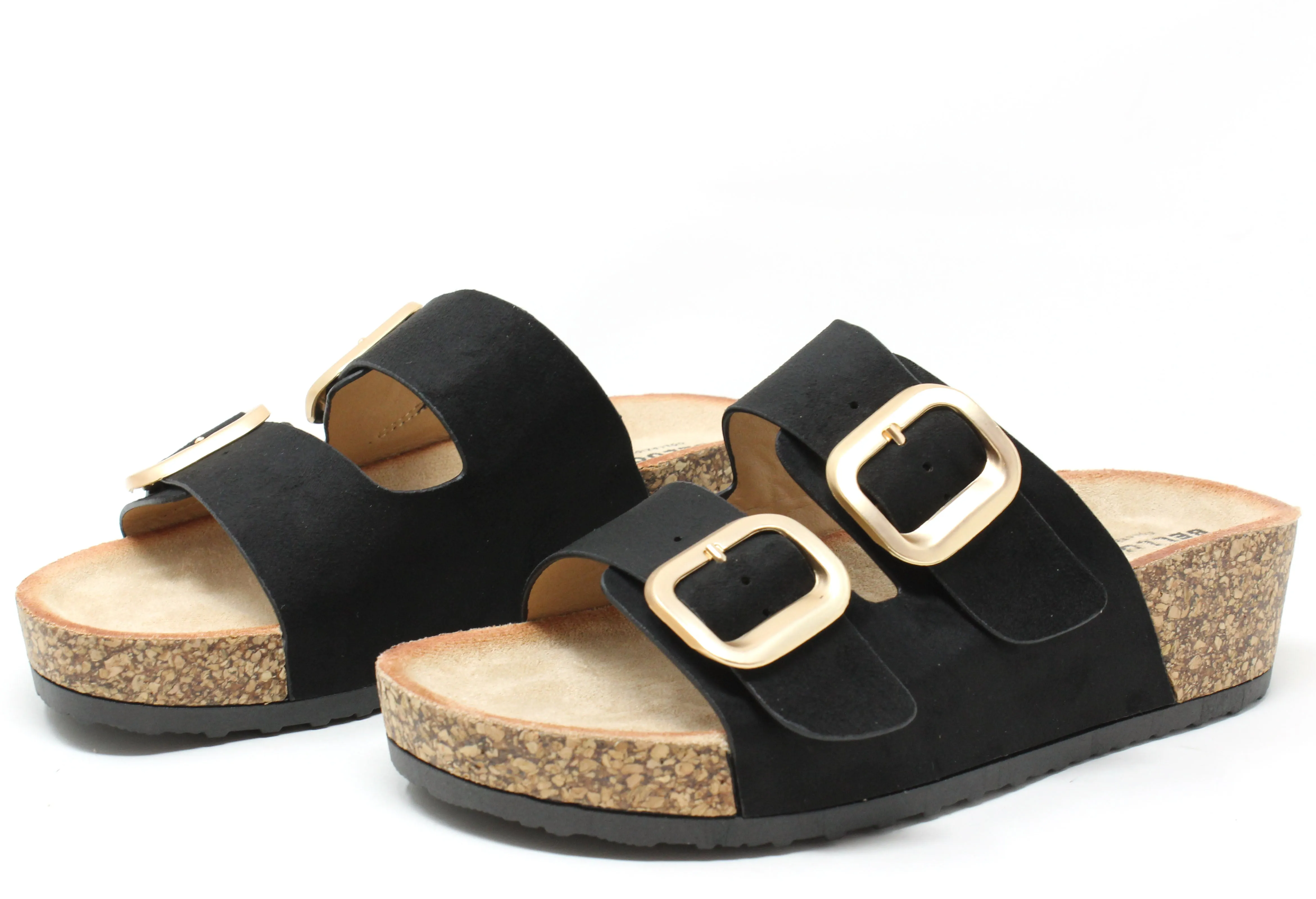 Soft Gold Buckle Sandal