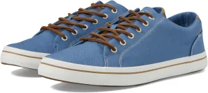 Sperry Mens Shoes Men's Striper II Lace to Toe Seasonal Sneaker, Blue Linen, 10
