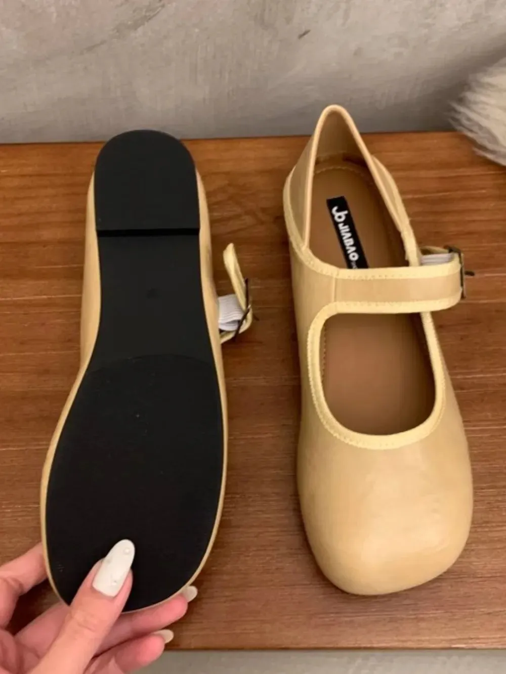 Square Toe Flats Slip-Ons