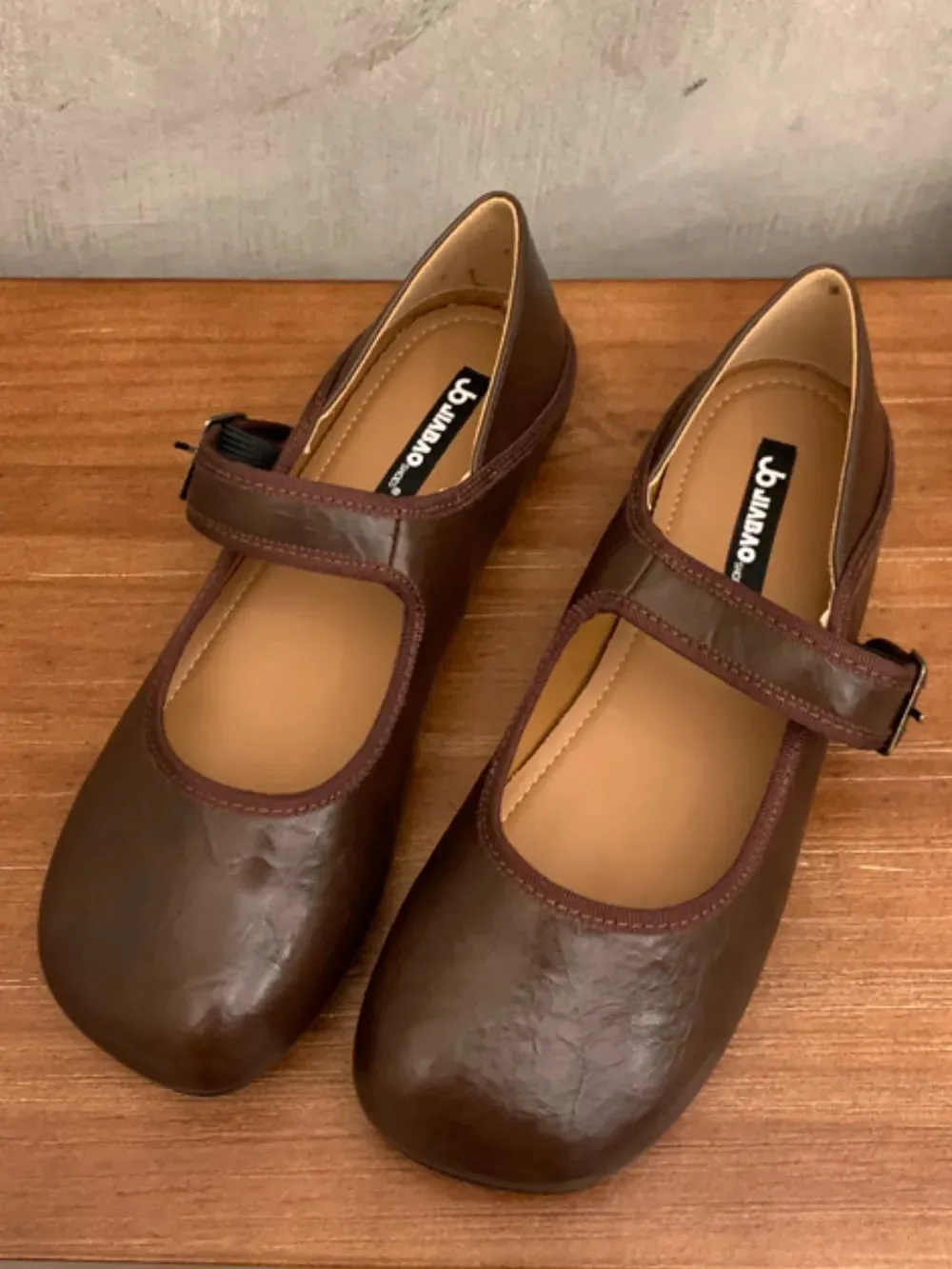 Square Toe Flats Slip-Ons