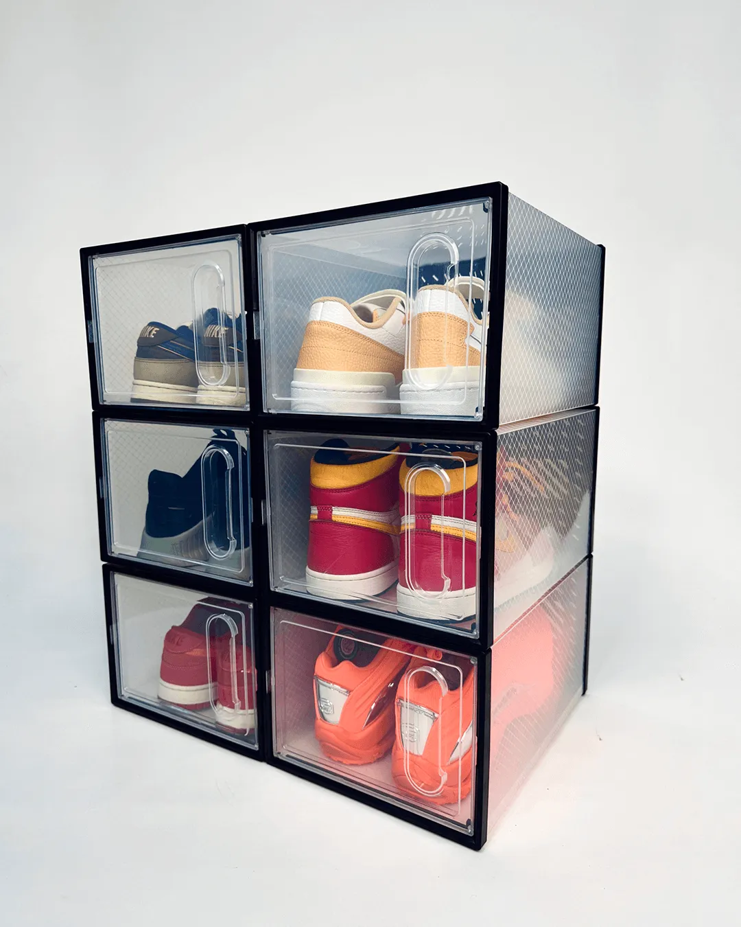 Stackable Shoe Storage Boxes (Set of 12)