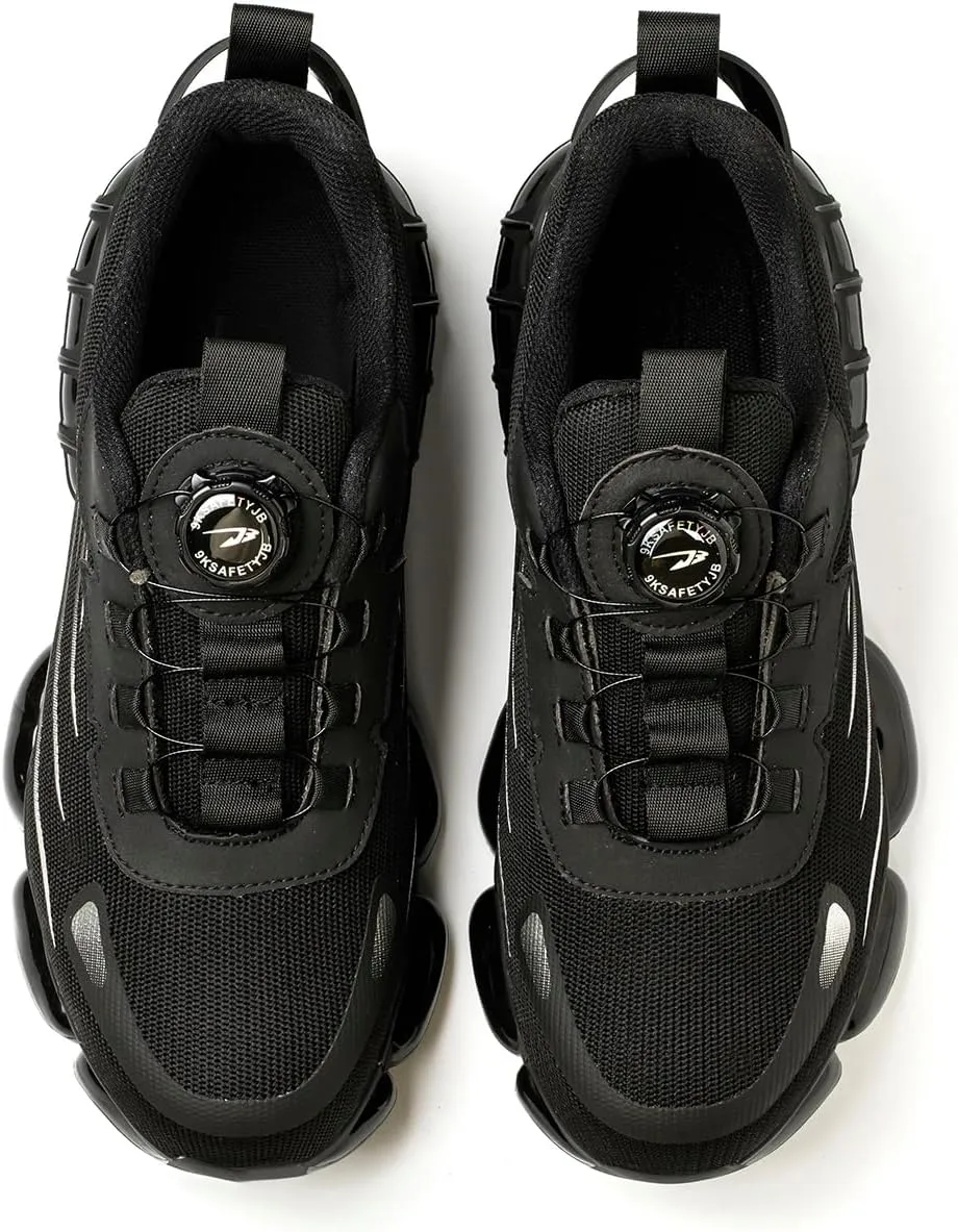 Steel Toe Shoes for Men　Indestructible Anti-Smash Pressure Resistant Air Cushion Bottom Work Shoes Sport Safety Shoes for Women