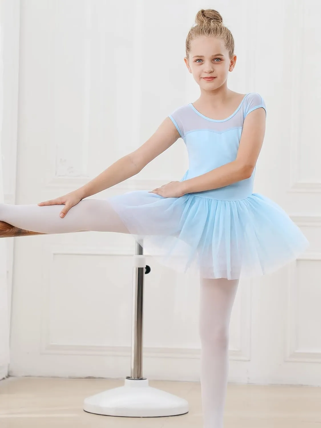Stelle Ballet Leotards for Girls Toddler Leotard with Tutu Skirt Dance Tutu Dress (Little/Big Kid)