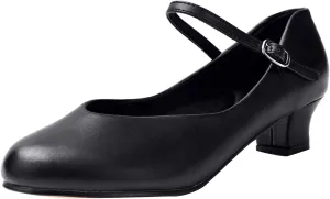 Stelle Character Shoes for Women Dance Shoes 1.5"/2" Ankle Strap Dancing Heels for Ballroom Salsa Tango Flamenco Latin