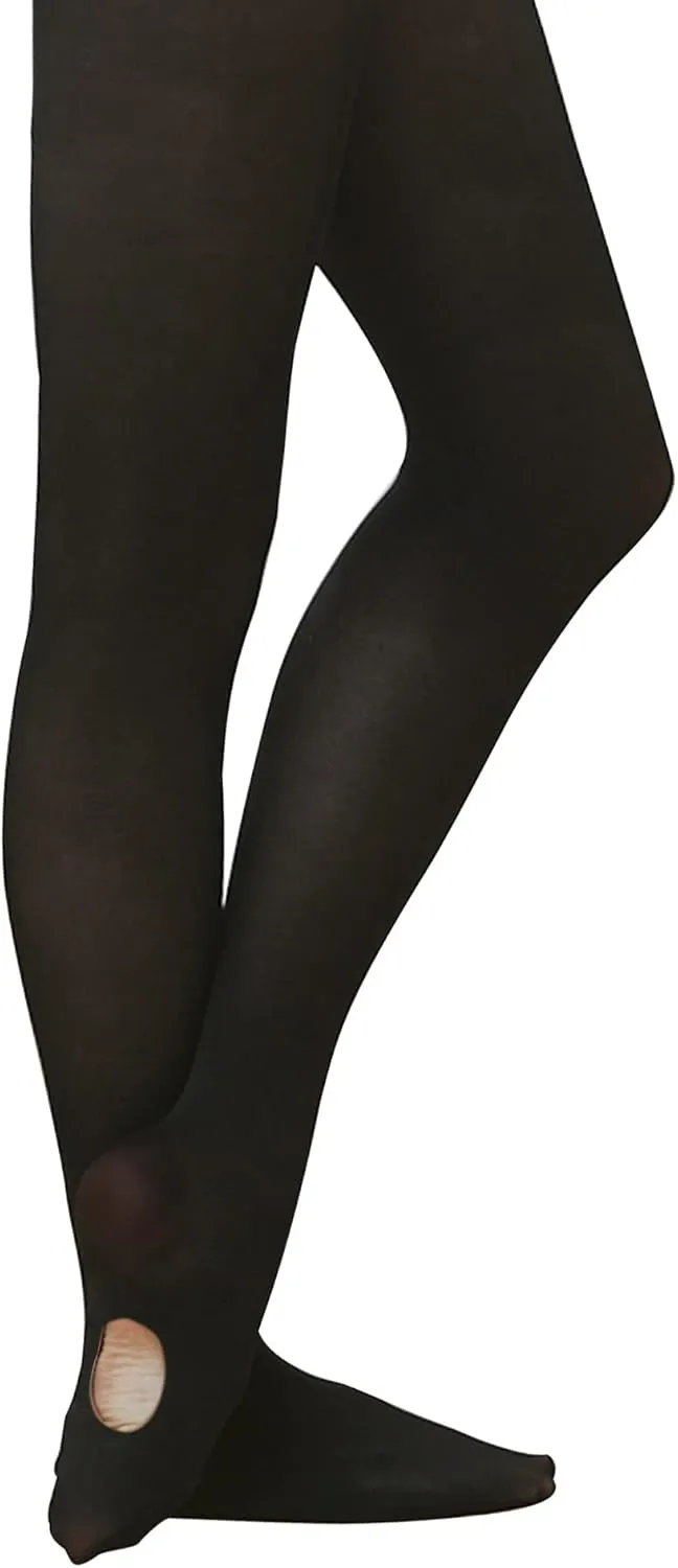 Stelle Girls Women Ballet Dance Convertible Tights Ultra Soft Pro Transition Tights