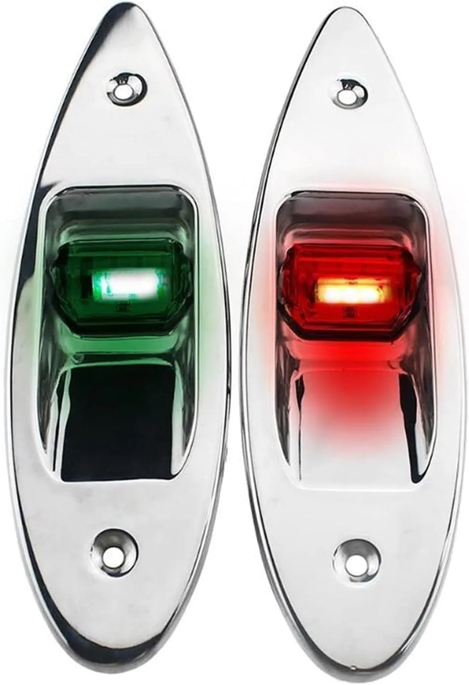 Stern Light Boat Anchor Light 2Pcs 12V Universal LED Navigation Light Signal Warning Lamp Signal Lamp for Marine Boat Yacht Truck Trailer Camper Accessories Industry Leading Optical Design