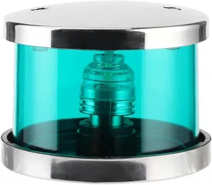 Stern Light Boat Anchor Light Stainless Steel Marine Rod 12V 360° IP66 Green LED Navigation Warning Light Transparent Housing Signal for Yachts Industry Leading Optical Design