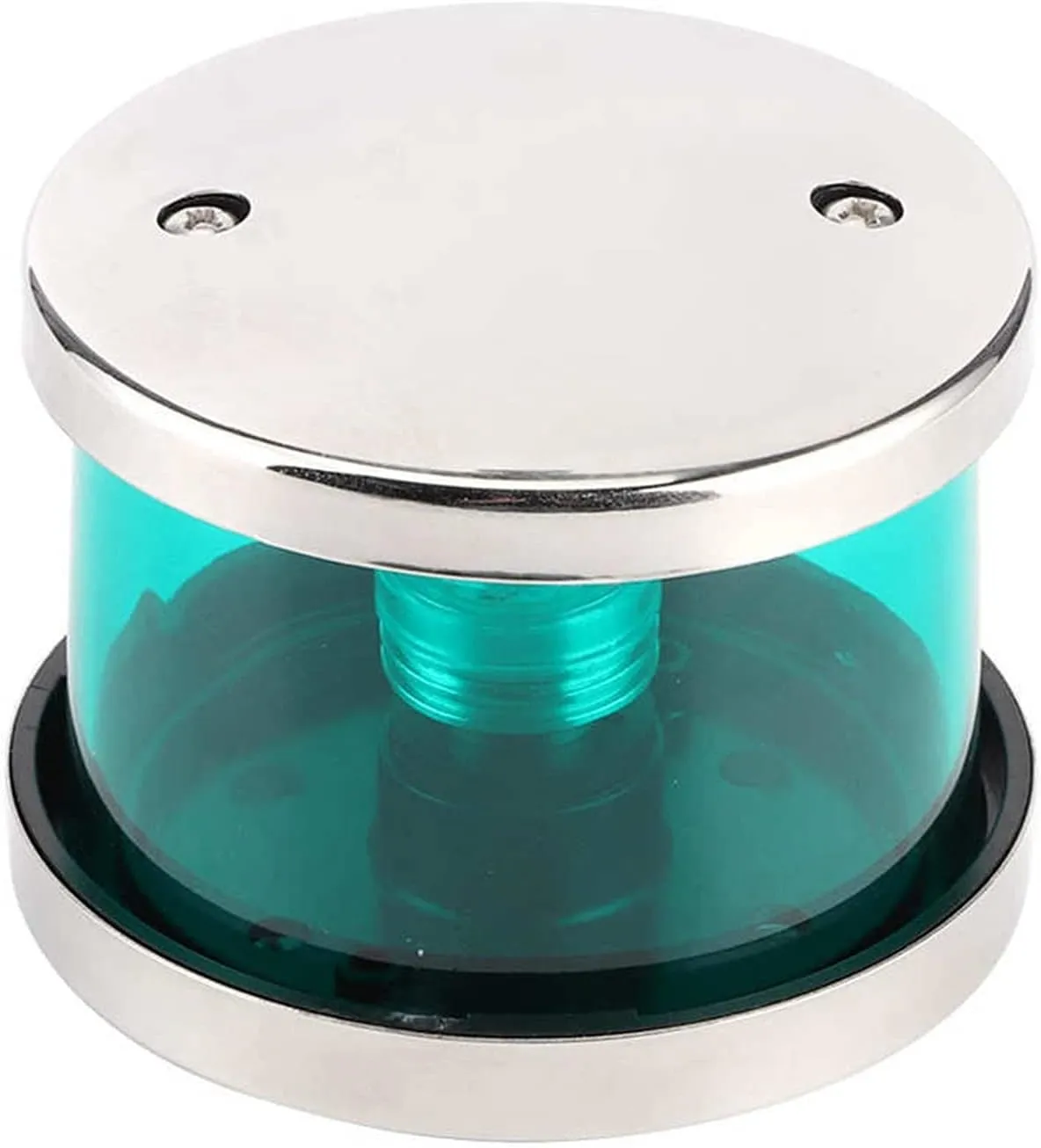 Stern Light Boat Anchor Light Stainless Steel Marine Steering for Boat 12V 360° IP66 Green LED Navigation Warning Light Transparent Housing Signal for Industry Leading Optical Design