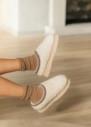 Steve Madden® Selena Faux Shearling Platform Slippers - FINAL SALE