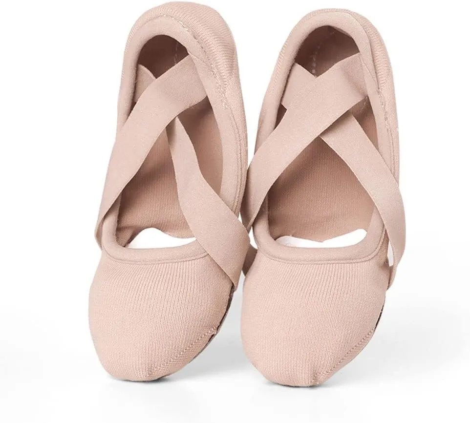 Stretch Ballet Dance Shoes Split Soft Sole Ballet Slippers Professional Elastic Ballet Shoes(39)