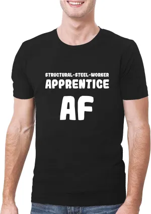Structural-Steel-Worker Apprentice AF - A Soft & Comfortable Men's T-Shirt, Black, Small