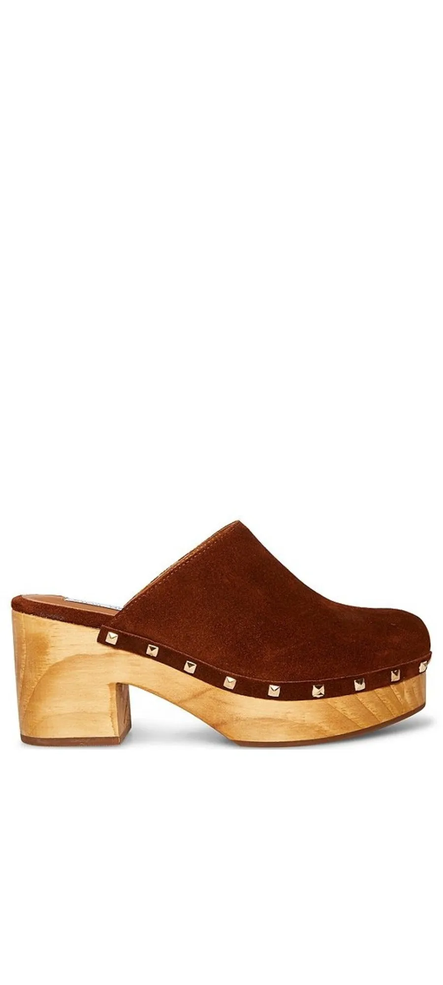 Suede Platform Cognac Embellished On Fashion Madden Easy-to-use Steve Quick dispatch Slip Clogs Brooklyn-1