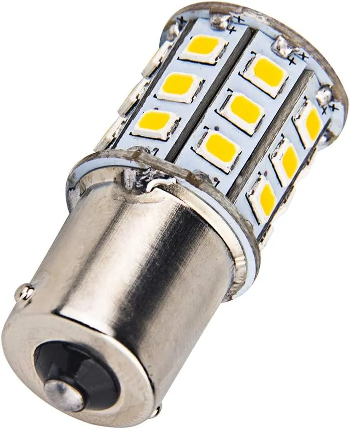 Super Bright 4.2W BA15S 1156 1141 1003 RV Interior Light LED Bulbs for Turn Signal Stop Tail Brake,4000K Neutral White,Pack of 20