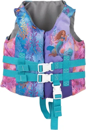 Swimways The Little Mermaid Inflatable Water Boat Vehicle, Inflatable Pool Floats and Kids Pool Toys, Little Mermaid Pool Party Supplies for Kids Aged 3 & Up