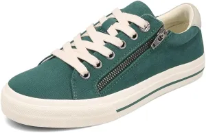 Taos Z Soul Women’s Sneaker - Stylish Platform Sneaker with Removable Footbed, Arch Support, Premium Cushioning, Lace-Up Adjustability, and Easy Access Zipper