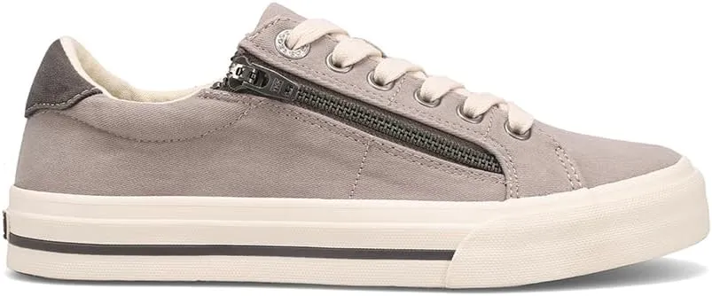 Taos Z Soul Women's Sneaker - Stylish Platform Sneaker with Removable Footbed, Arch Support, Premium Cushioning, Lace-Up Adjustability, and Easy Access Zipper