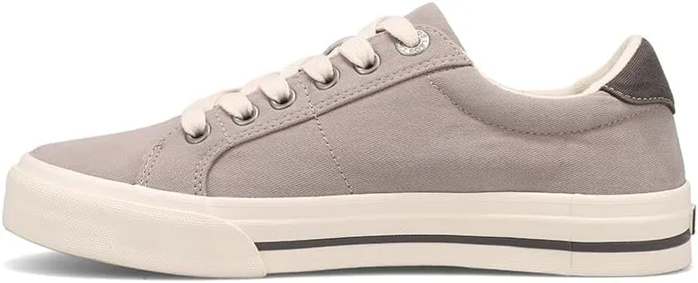 Taos Z Soul Women's Sneaker - Stylish Platform Sneaker with Removable Footbed, Arch Support, Premium Cushioning, Lace-Up Adjustability, and Easy Access Zipper