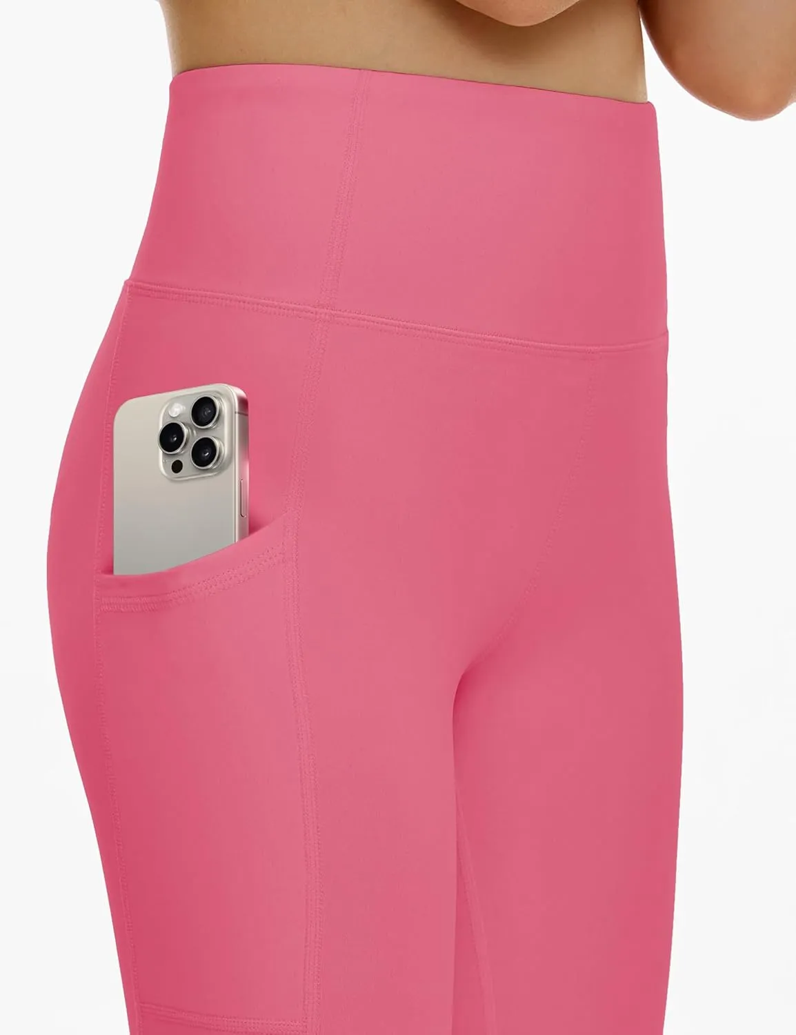 THE GYM PEOPLE Girls Workout Leggings Kids High Waist Stretch Athletic Dance Yoga Pants with Pockets