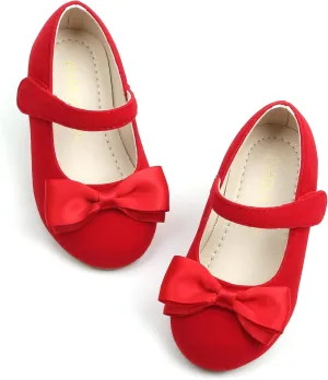 Toddler Flower Girl Dress Shoes - Little Girl Ballet Flats Wedding Party