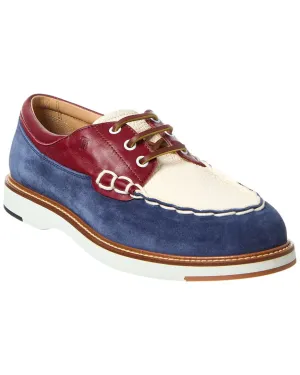 TOD’s Leather & Suede Boat Shoe