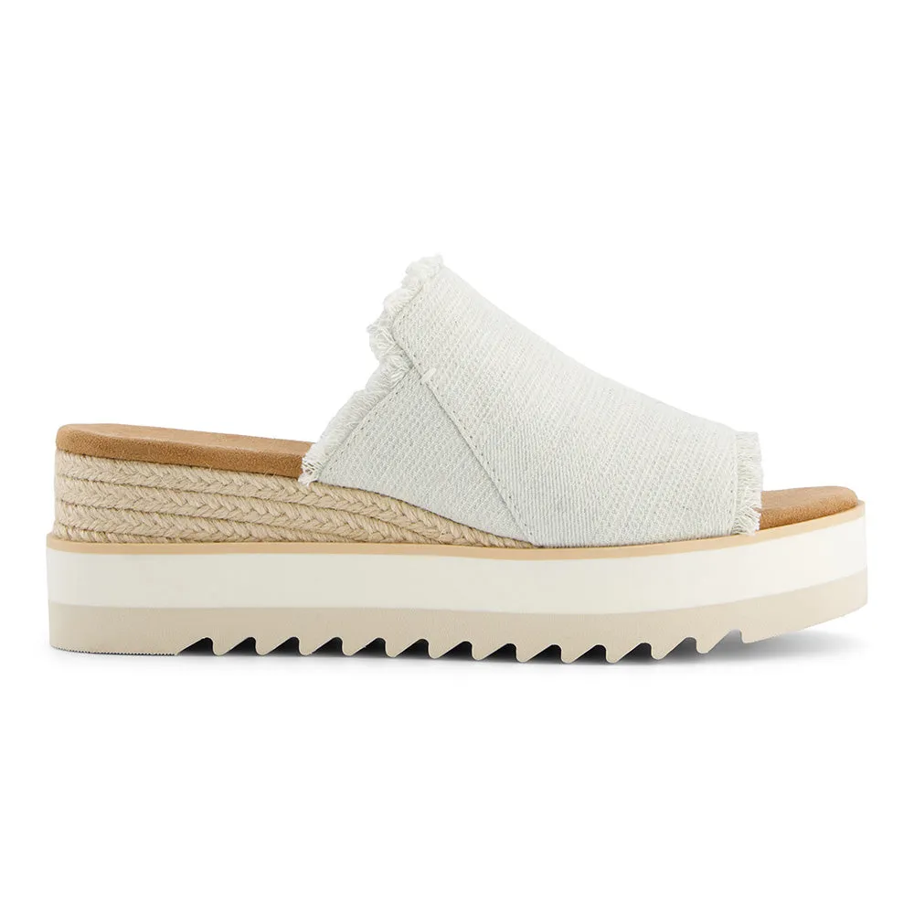 Toms Women Diana Mule Textured Denim/Fray