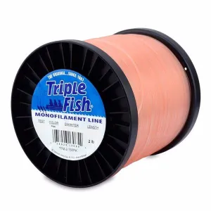 Triple Fish Mono Line Light Pink **300lb clearout **