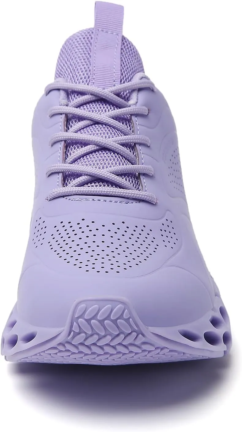 TSIODFO Women's Running Sneakers Leather Fashion Athletic Walking Shoes