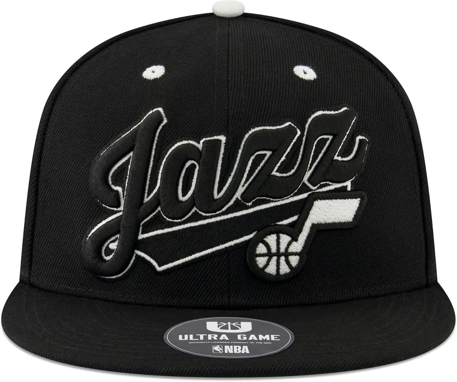 Ultra Game Men's NBA Official Snap Back 3D Embroidered Team Logo Baseball Cap Hat