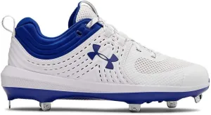 Under Armour Women's UA Glyde ST Softball Cleats 11.5 White