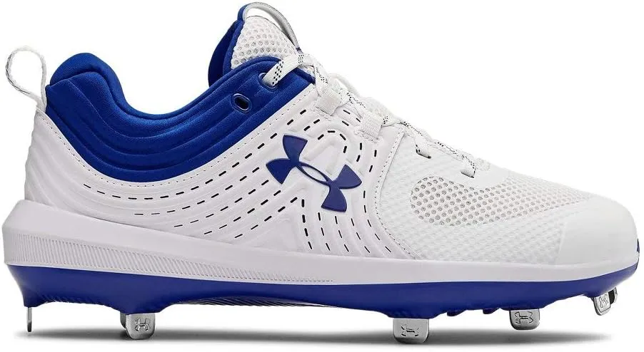 Under Armour Women's UA Glyde ST Softball Cleats 11.5 White