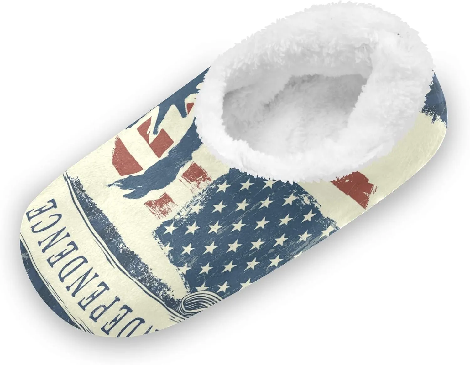 Unisex Fuzzy House Slippers Memory Foam Warm Slip Shoes Fur Lining M-XXL