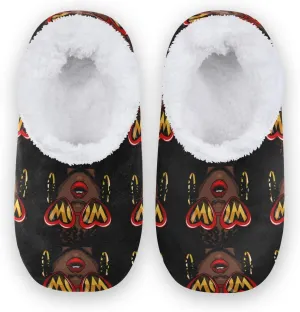 Unisex Fuzzy House Slippers Memory Foam Warm Slip Shoes Fur Lining M-XXL