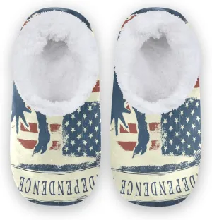 Unisex Fuzzy House Slippers Memory Foam Warm Slip Shoes Fur Lining M-XXL