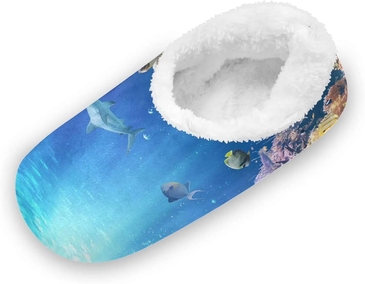 Unisex Fuzzy House Slippers Memory Foam Warm Slip Shoes Fur Lining M-XXL
